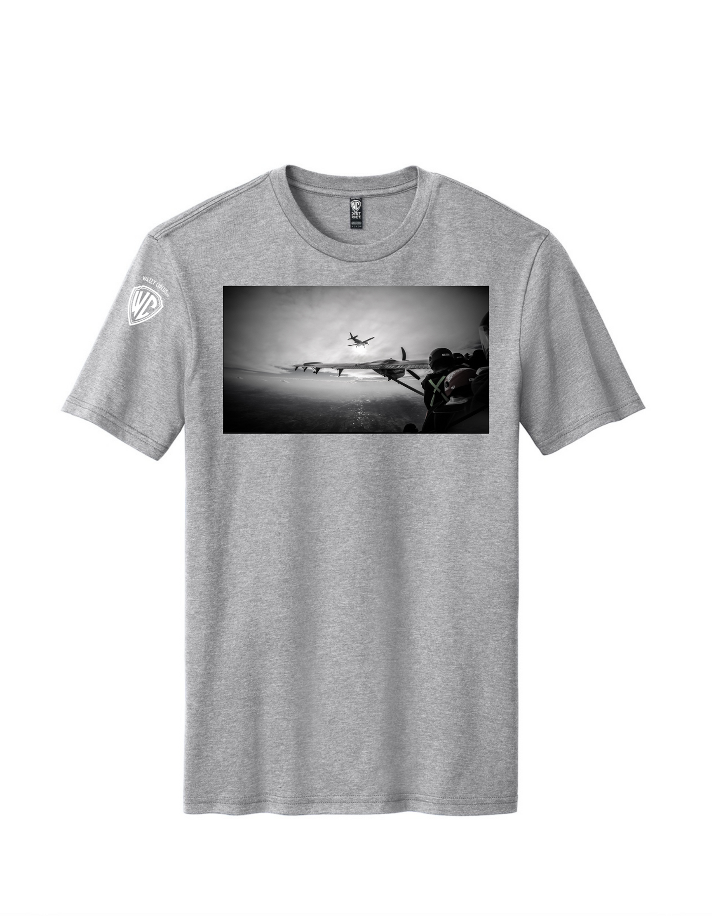 ANTICIPATION SKYDIVING T-SHIRT GREY
