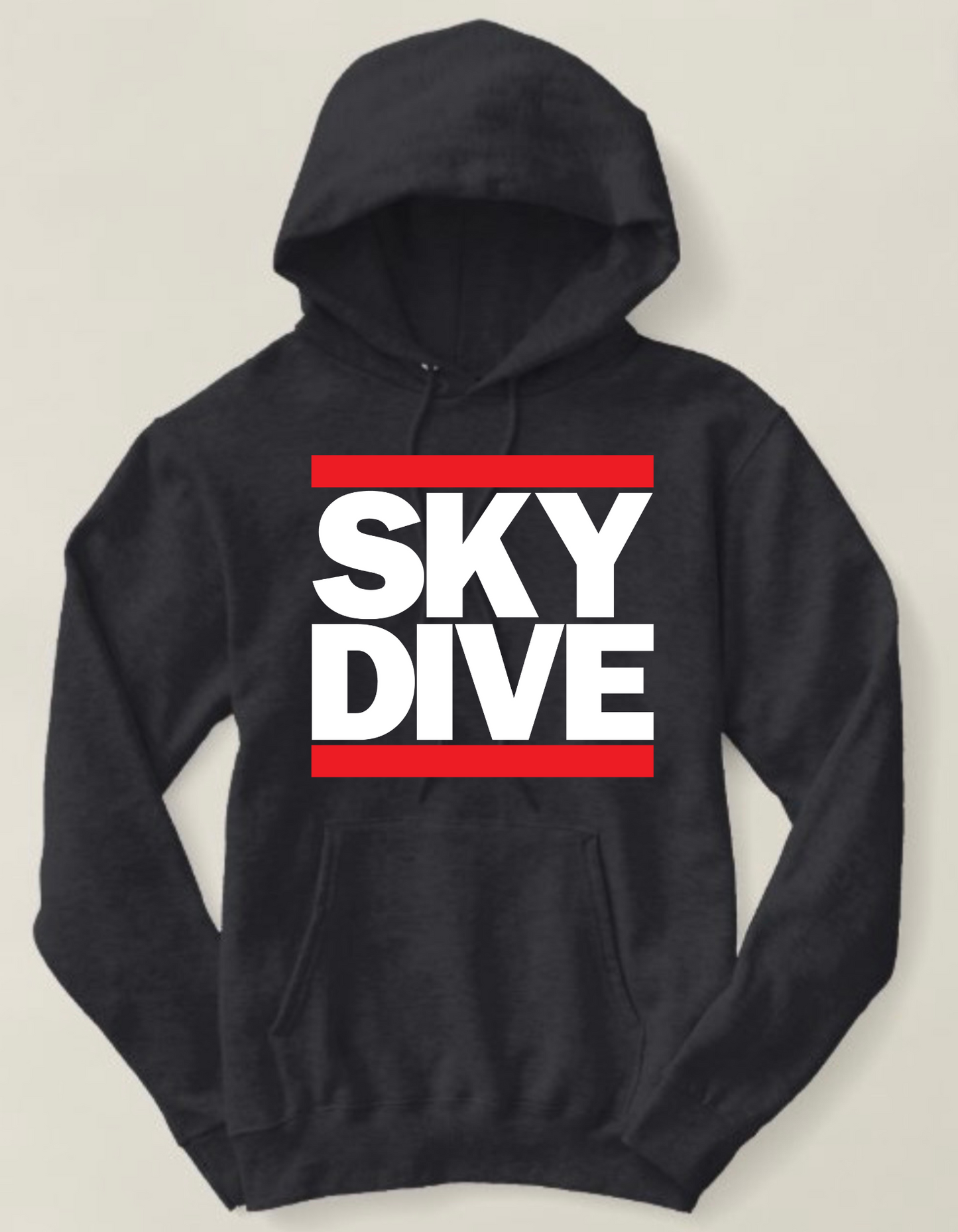 SKYDIVE DMC HOODIE BLACK