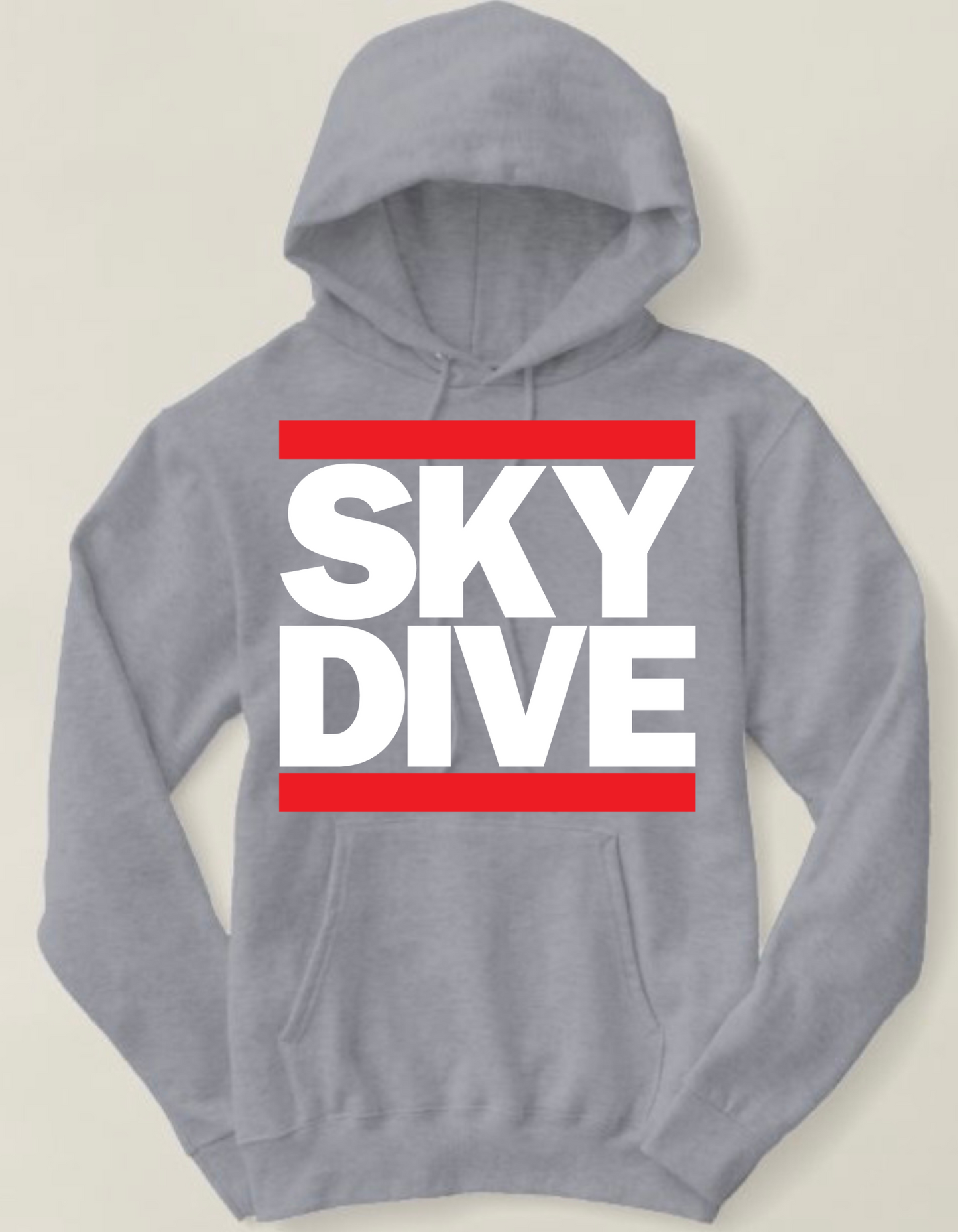 SKYDIVE DMC HOODIE GREY