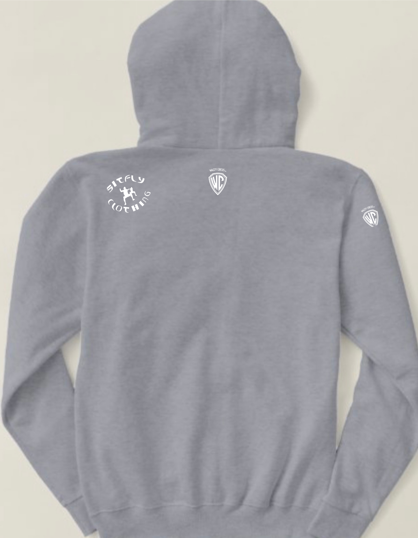 FLIGHT KNIGHTS INDOOR SKYDIVING COMPETITION HOODIE GREY BLK