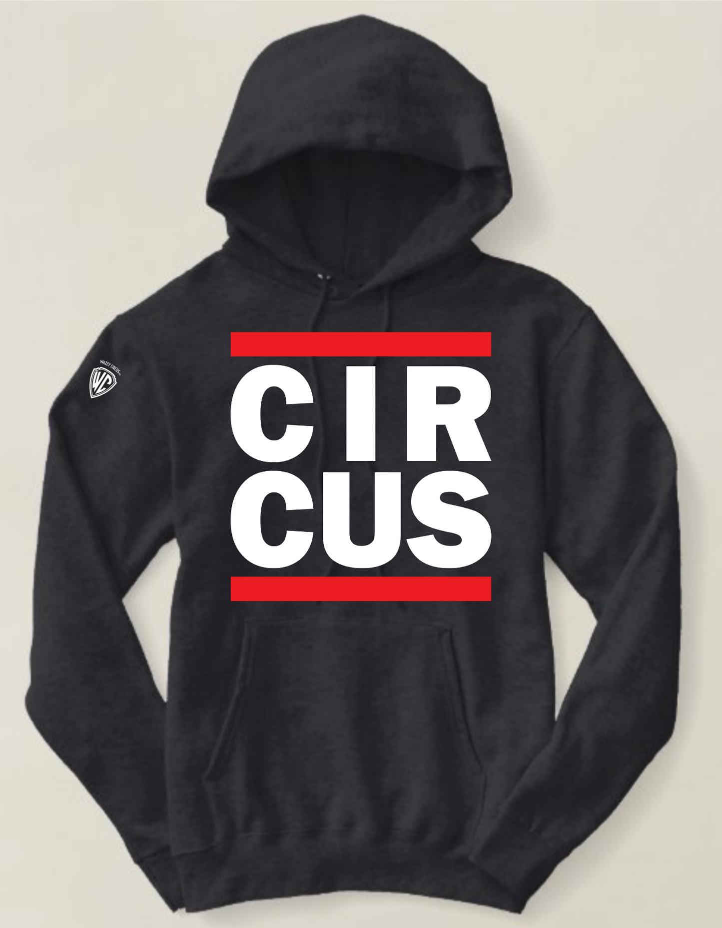WazzyCircus DMC HOODIE BLACK