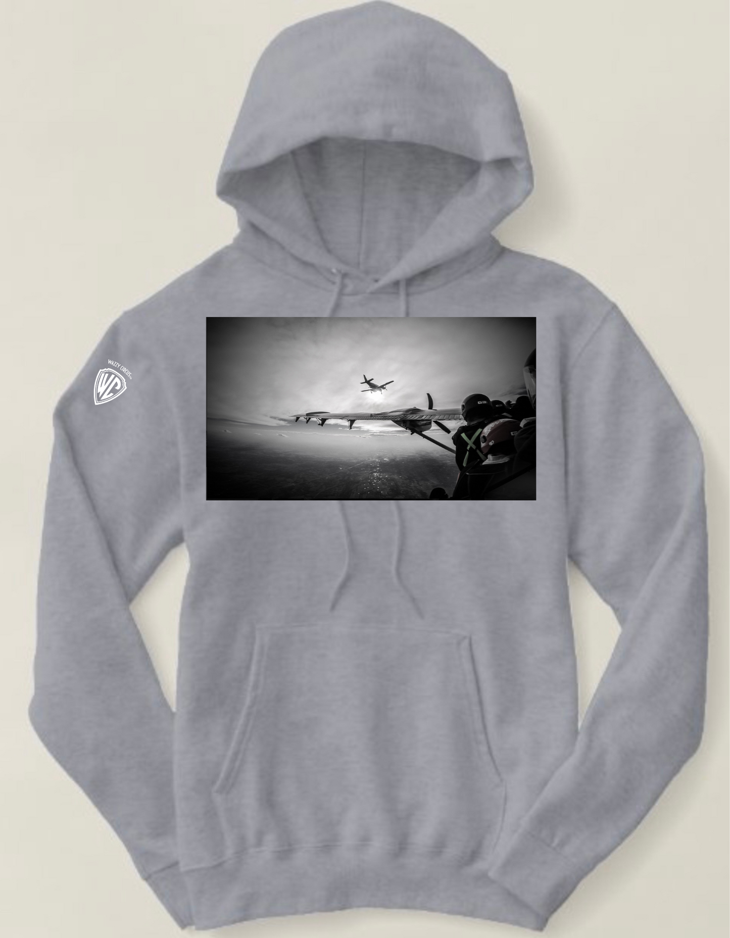 ANTICIPATION SKYDIVING HOODIE GREY